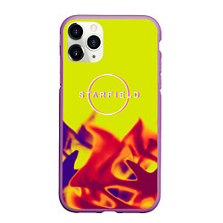 Чехол iPhone 11 Pro матовый Starfield fire steel