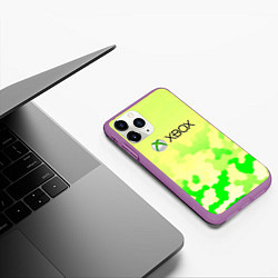 Чехол iPhone 11 Pro матовый Xbox camo, цвет: 3D-фиолетовый — фото 2