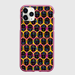 Чехол iPhone 11 Pro матовый Игровые кости паттерн