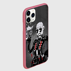 Чехол iPhone 11 Pro матовый Восставший из ада - Мультфильм, цвет: 3D-малиновый — фото 2