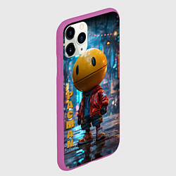 Чехол iPhone 11 Pro матовый Urban Pac 8bit, цвет: 3D-фиолетовый — фото 2