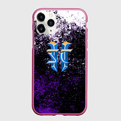 Чехол iPhone 11 Pro матовый Starcraft брызги красок