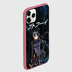 Чехол iPhone 11 Pro матовый Питоху - Призрачная пуля, цвет: 3D-малиновый — фото 2