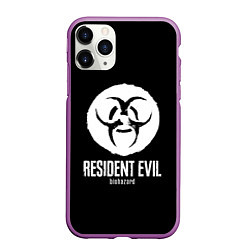 Чехол iPhone 11 Pro матовый Resident Evil umbrella corp logo