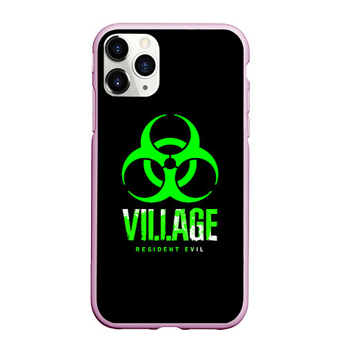 Чехол iPhone 11 Pro матовый Resident Evil8 toxic / 3D-Розовый – фото 1