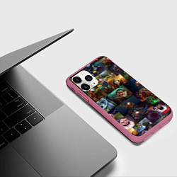 Чехол iPhone 11 Pro матовый Sniper Dota 2, цвет: 3D-малиновый — фото 2