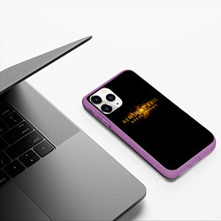 Чехол iPhone 11 Pro матовый Resident Evil 7 biohazard, цвет: 3D-фиолетовый — фото 2