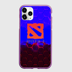 Чехол iPhone 11 Pro матовый Dota 2 броня текстура