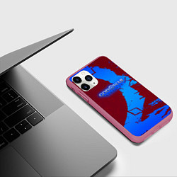 Чехол iPhone 11 Pro матовый Война богов Рагнарёк, цвет: 3D-малиновый — фото 2