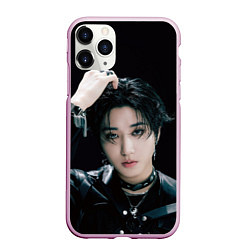 Чехол iPhone 11 Pro матовый Stray Kids Han Giant concept, цвет: 3D-розовый