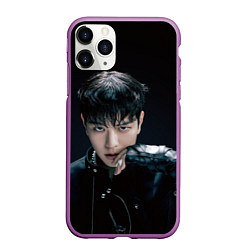 Чехол iPhone 11 Pro матовый Stray Kids Seungmin Giant concept, цвет: 3D-фиолетовый