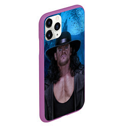 Чехол iPhone 11 Pro матовый Undertaker, цвет: 3D-фиолетовый — фото 2