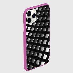 Чехол iPhone 11 Pro матовый Металлическая текстура авто, цвет: 3D-фиолетовый — фото 2