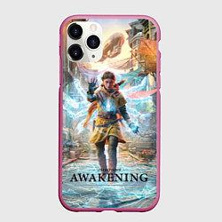 Чехол iPhone 11 Pro матовый Чародейка Unknown 9 awakening, цвет: 3D-малиновый