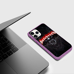 Чехол iPhone 11 Pro матовый Hatebreed hardcore, цвет: 3D-фиолетовый — фото 2