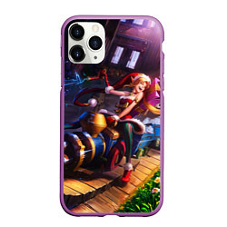 Чехол iPhone 11 Pro матовый Elf Jinx, цвет: 3D-фиолетовый