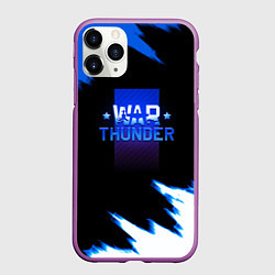 Чехол iPhone 11 Pro матовый Wartunder краски текстура, цвет: 3D-фиолетовый