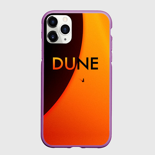 Чехол iPhone 11 Pro матовый Dune Arrakis / 3D-Фиолетовый – фото 1