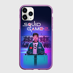 Чехол iPhone 11 Pro матовый Сон Ки Хун - Игра в кальмара
