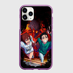 Чехол iPhone 11 Pro матовый Побег от турбо бабки