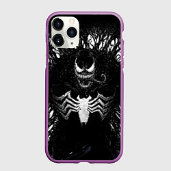 Чехол iPhone 11 Pro матовый Venom in dark web