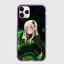 Чехол iPhone 11 Pro матовый Ехидна Re:Zero
