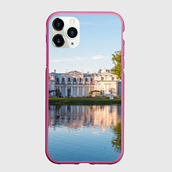 Чехол iPhone 11 Pro матовый Китайский дворец в Ораниенбауме, цвет: 3D-малиновый
