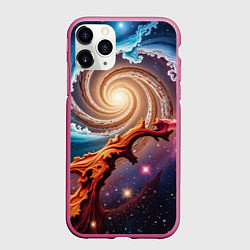 Чехол iPhone 11 Pro матовый Энергия космоса