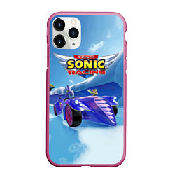 Чехол iPhone 11 Pro матовый Blaze the cat - team Sonic racing