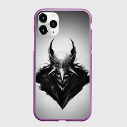 Чехол iPhone 11 Pro матовый Batman who laughs, цвет: 3D-фиолетовый