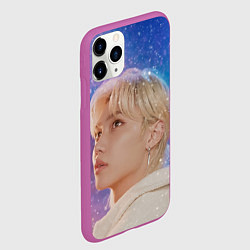 Чехол iPhone 11 Pro матовый Winter falls Felix Stray Kids, цвет: 3D-фиолетовый — фото 2