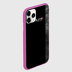 Чехол iPhone 11 Pro матовый Shepard N7, цвет: 3D-фиолетовый — фото 2