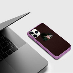Чехол iPhone 11 Pro матовый Wayne, цвет: 3D-фиолетовый — фото 2