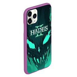 Чехол iPhone 11 Pro матовый По мотивам игры Hades 2, цвет: 3D-фиолетовый — фото 2
