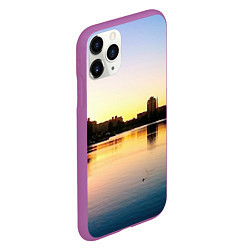 Чехол iPhone 11 Pro матовый Шкиперская гавань в Санкт-Петербурге, цвет: 3D-фиолетовый — фото 2