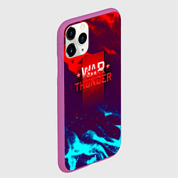 Чехол iPhone 11 Pro матовый Вартандер неоновый огонь, цвет: 3D-фиолетовый — фото 2