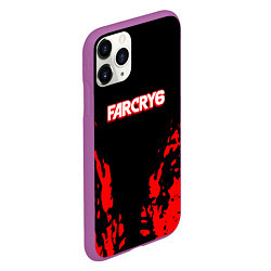 Чехол iPhone 11 Pro матовый Farcry6 краски красные, цвет: 3D-фиолетовый — фото 2