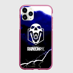 Чехол iPhone 11 Pro матовый Rainbow six storm