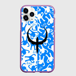 Чехол iPhone 11 Pro матовый Ъуъ съука x quake