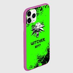 Чехол iPhone 11 Pro матовый Cyberpunk 2077 anime, цвет: 3D-фиолетовый — фото 2