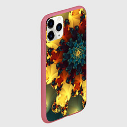 Чехол iPhone 11 Pro матовый Психоделика, цвет: 3D-малиновый — фото 2