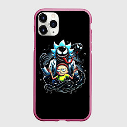 Чехол iPhone 11 Pro матовый Morty and Rick - we are Venom