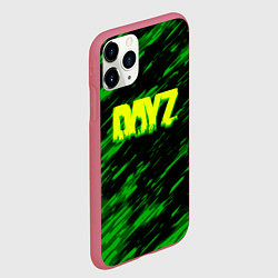 Чехол iPhone 11 Pro матовый Dayz кислотное лого краски, цвет: 3D-малиновый — фото 2
