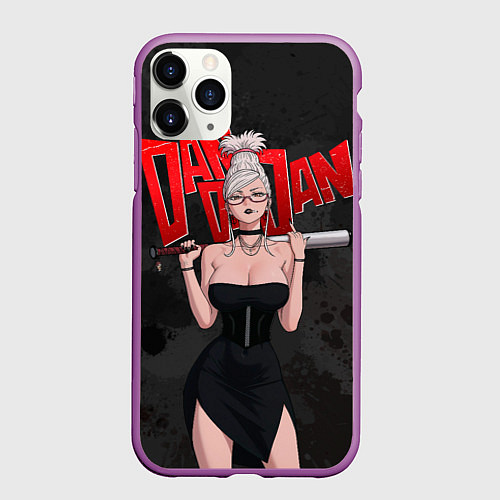 Чехол iPhone 11 Pro матовый Seiko granny / 3D-Фиолетовый – фото 1