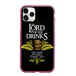 Чехол iPhone 11 Pro матовый Lord of the drinks