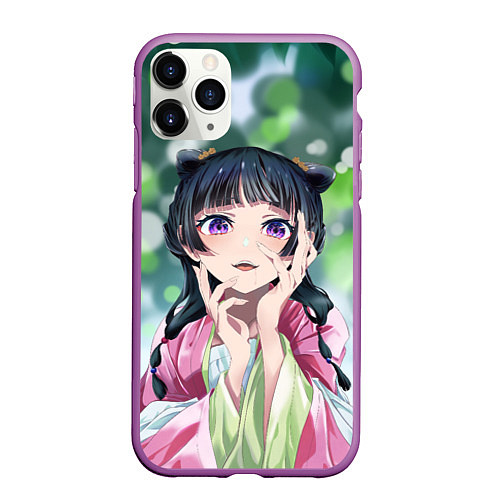 Чехол iPhone 11 Pro матовый Монолог фармацевта - травница Маомао / 3D-Фиолетовый – фото 1