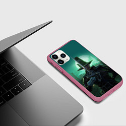 Чехол iPhone 11 Pro матовый Victor Saltzpyre - Warhammer, цвет: 3D-малиновый — фото 2