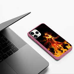 Чехол iPhone 11 Pro матовый Sienna Fuegonasus - Warhammer, цвет: 3D-малиновый — фото 2