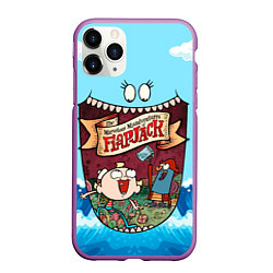 Чехол iPhone 11 Pro матовый The marvelous misadventures of Flapjack