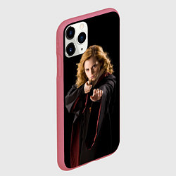 Чехол iPhone 11 Pro матовый Hermione Jean Granger, цвет: 3D-малиновый — фото 2